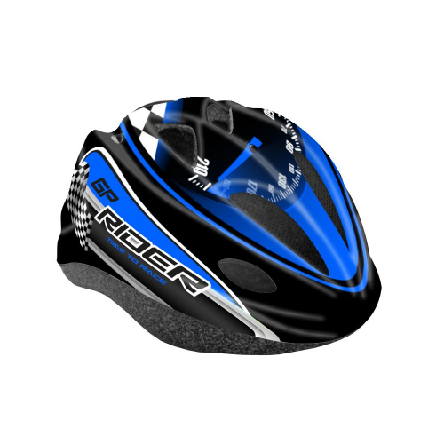 Gp-rider blauer junior-helm – einheitsgröße (52/56 cm)