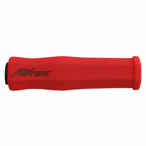 Ergonomische griffe foam superlight 128mm rot