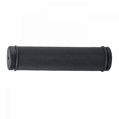 Mtb supergrip 130 mm griffe aus schwarzem weichgummi