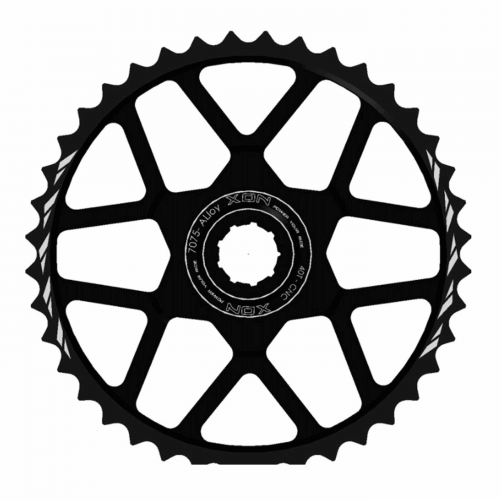 Einzelnes hinteres kettenblatt, übergroß, 40 zähne, schwarz für sram/shimano