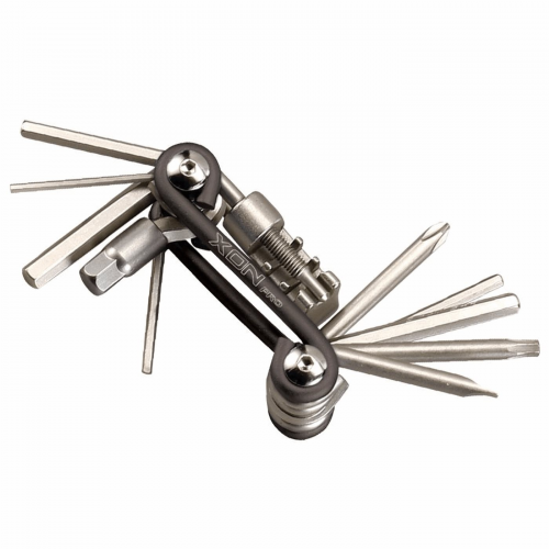 Multitool 11in1 aluminium-schraubendreher + sechskant + t25 + kettenspanner