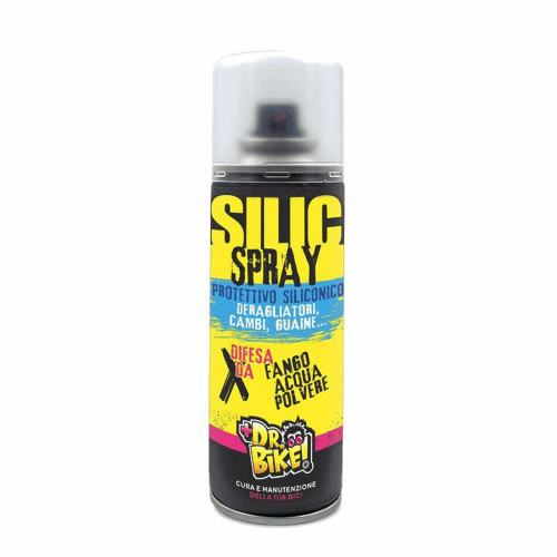 Silicon-Schutzspray Dr.bike 200ml für mechanische Teile gegen Schlamm, Wasser und Staub