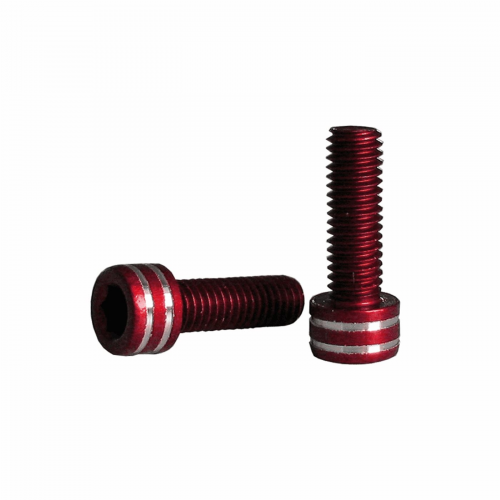 M5x15mm flaschenhalterschrauben (2 stück), rot