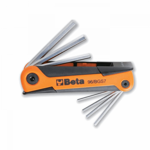 Multitool Sechskantschlüssel 7 Teile 1,5-6mm Orange Beta