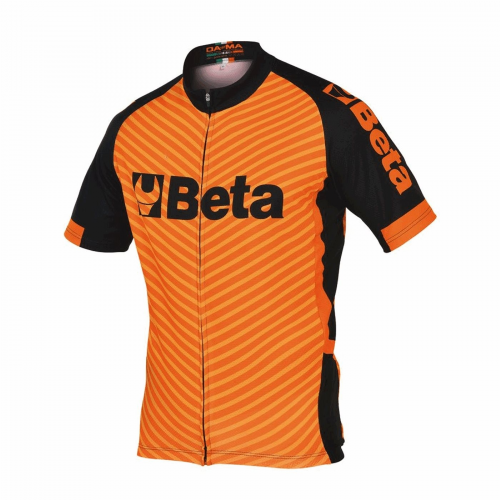 Sommer-radtrikot orange regular fit größe 3xl