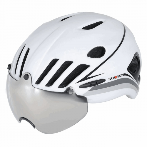 Vision helm weiß/schwarz - größe m (54/58cm)