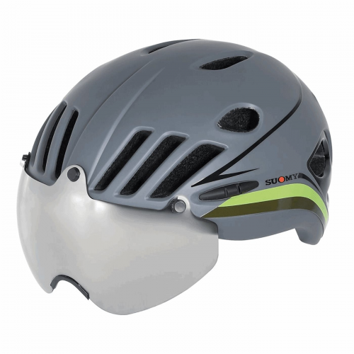 Helm vision grau/schwarz - größe m (54/58cm)