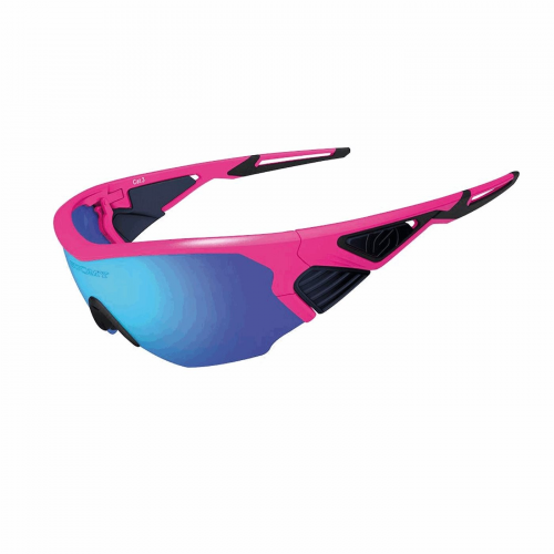 Fuchsiafarbene roubaix-brille