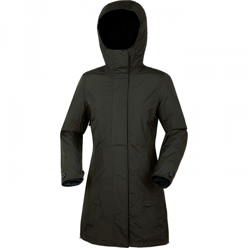 Damen Parka Magic Braun, Größe 34 - Wasserfest und Vielseitig mit Abnehmbarer Jacke