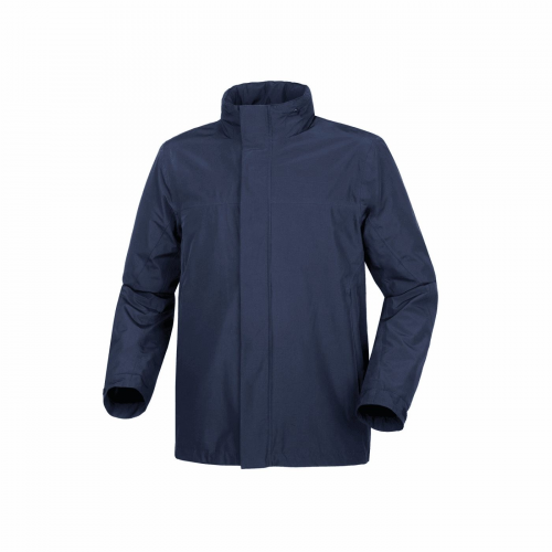 Dunkelblaue Urban Cycling Jacke mit abnehmbarem Überhandschuh - Größe M