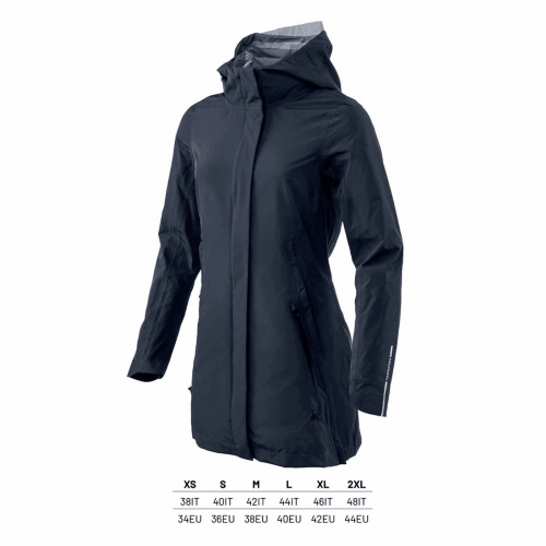 Magic Spring 2G Jacke Dunkelblau M 3/4 wandelbar mit Regenüberzug