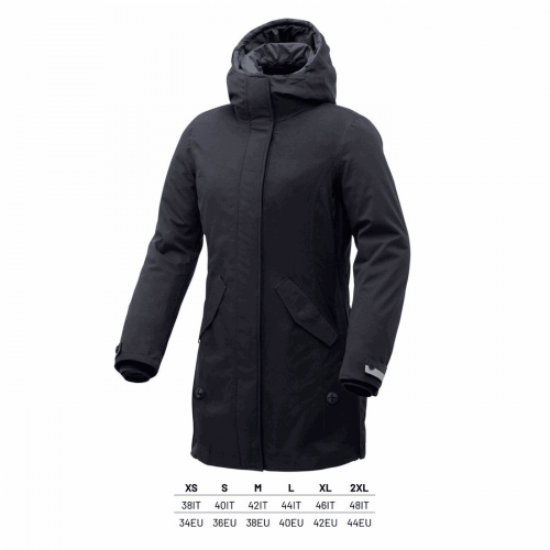 Damen Parka Jacke 2in1 Dunkelblau Größe XS CE für Fahrrad