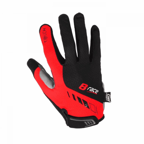 Bump gel pro handschuhe schwarz/rot grösse m lang