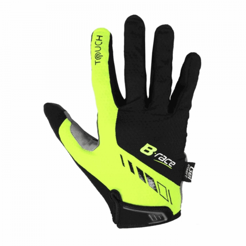 Bump gel pro handschuhe schwarz/lime grösse m lang