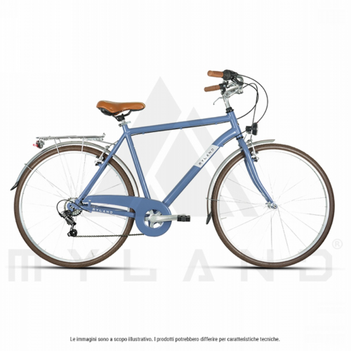 City Fahrrad Corso 28.4 Blau mit Shimano 7-Gang, 28' Räder, Größe L