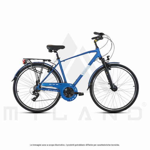 City Bike Colle 28' Trekking Blau Aluminium M Shimano 21V