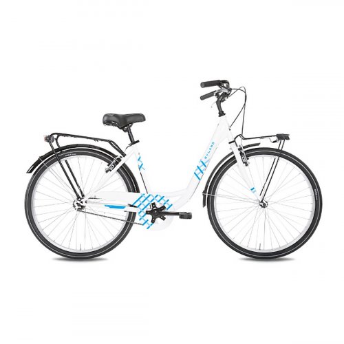 Vicolo 26.1 City L Fahrrad Weiß/Blau, Größe S, 26'' Räder