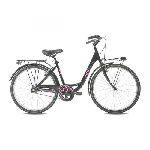 Stadtrad Vicolo 26.1 L Schwarz/Pink, Größe S, 26'' Räder