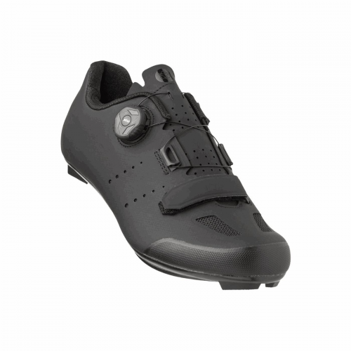 Road r610 unisex-schuhe schwarz – nylonsohle und obenliegender verschluss, größe 39