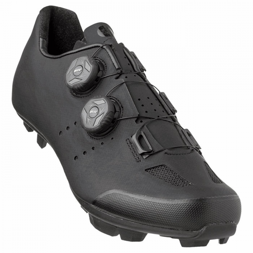 M810 unisex schwarze mtb-schuhe – carbon-sohle und obenliegender verschluss, größe 39