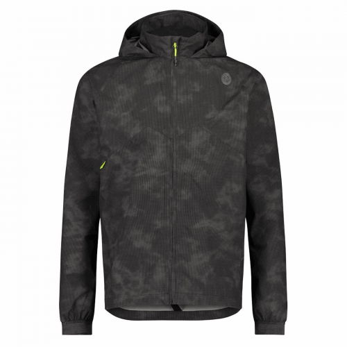 Rain sport herren mtb-jacke mit hoher sichtbarkeit, größe s