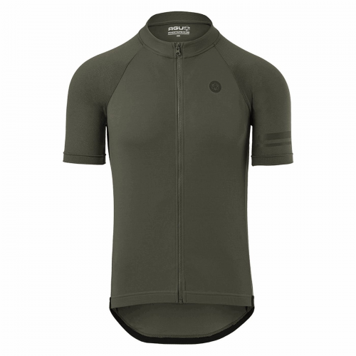 Core essential herren-trikot in armeegrün – kurze ärmel, größe 2xl