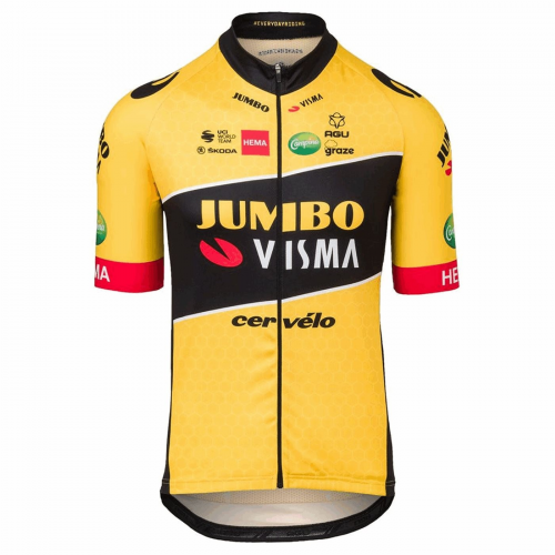 J.visma replica-trikot 2022 – kurze ärmel, größe 2xl