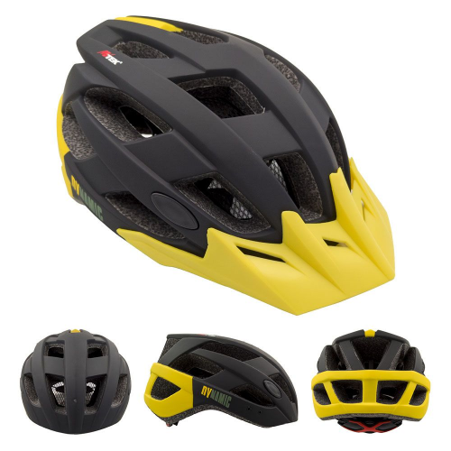 Helm dynamic schwarz/gelb größe m