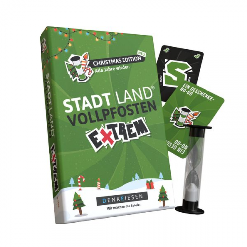 Denkriesen - Stadt Land Vollpfosten® - Extrem - Christmas Edition - "alle Jahre Wieder."