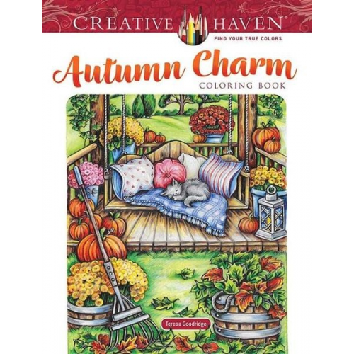 Teresa Goodridge - Creative Haven Autumn Charm Coloring Book