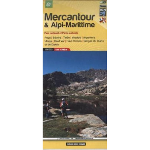 Libris Wanderkarte 07. Mercantour 1 : 50 000