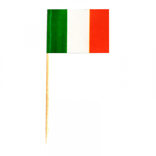 Flaggenpicker Fahnenpicker Deko-Picker Land 'Italien', 100 Stk.