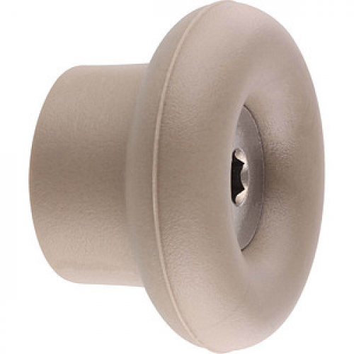 WAGNER® design yourself Garderobenhaken DOT GH 0221 mit 1 Haken taupe, 1 St.