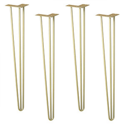 4 WAGNER® design yourself HAIRPIN ST 8275 Tischbeine gold