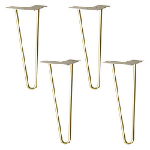 4 WAGNER® design yourself HAIRPIN ST 8245 Tischbeine gold