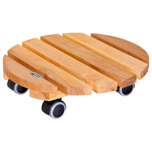 WAGNER® design yourself Pflanzenroller GH 0262 Holz hellbraun rund 34,0 x 8,0 cm