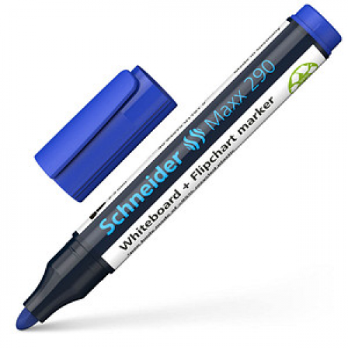 Schneider Maxx 290 Whiteboard- und Flipchart-Marker blau 2,0 - 3,0 mm, 1 St.