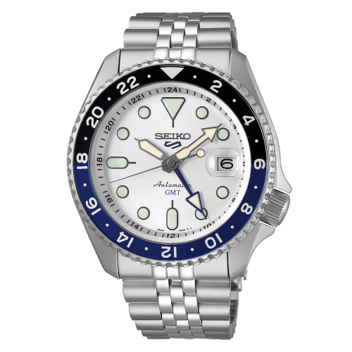 Seiko SSK033K1 5 Sports Herren-Armbanduhr Automatik GMT