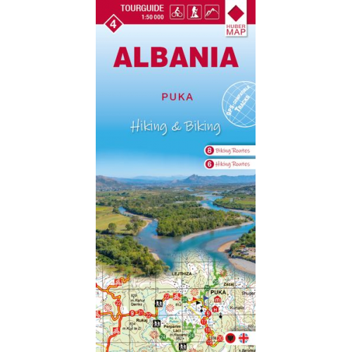 Albania hiking & biking 1:50000