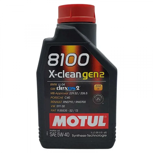 Motul 8100 X-CLEAN GEN2 5W-40 1 Liter