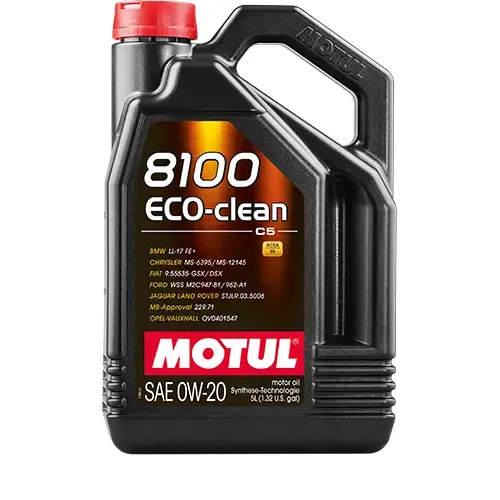 Motul 8100 ECO-CLEAN 0W-20 5 Liter