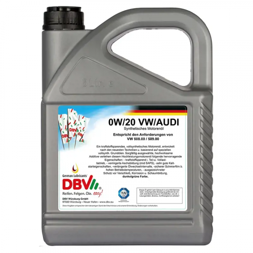 DBV VW Audi 0W-20 5 Liter