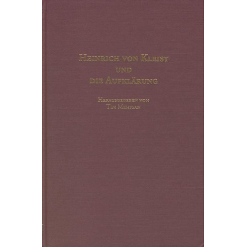 Heinrich Von Kleist Und Die Aufklärung