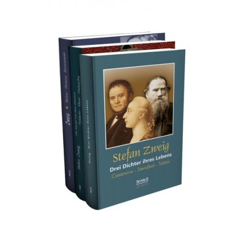 Stefan Zweig - Die Baumeister der Welt: Hölderlin. Kleist. Tolstoi. Dostojewski. Stendhal. Nietzsche. Balzac. Casanova. Dickens.