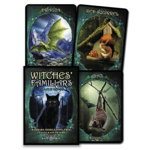 Barbara Meiklejohn-Free Flavia Kate Peters Kate Osborne - Witches' Familiars Oracle Cards