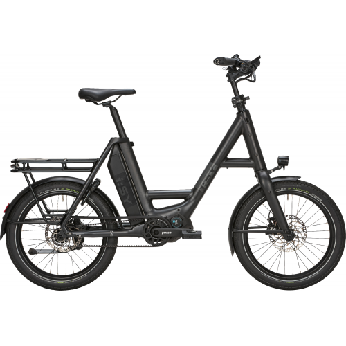 i:SY P12 ZR (800 Wh), 12 Gang Tretlagergetriebe, Unisexfahrrad, Kompakt, Modell 2024, 20 Zoll 47 cm pepper black