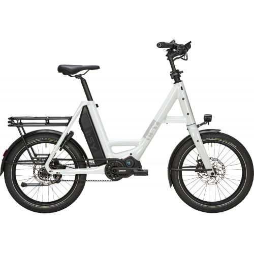 i:SY P12 ZR (800 Wh), 12 Gang Tretlagergetriebe, Unisexfahrrad, Kompakt, Modell 2024, 20 Zoll 47 cm seashell white