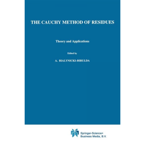 Dragoslav S. Mitrinovic J.D. Keckic - The Cauchy Method of Residues