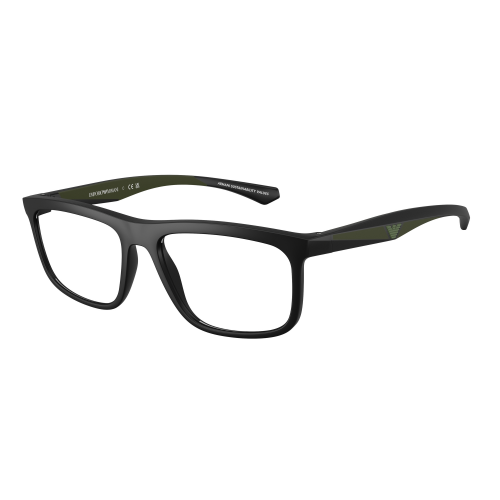 Brille  Emporio armani Ea3246  col. 5001 Uomo Squadrata Nero