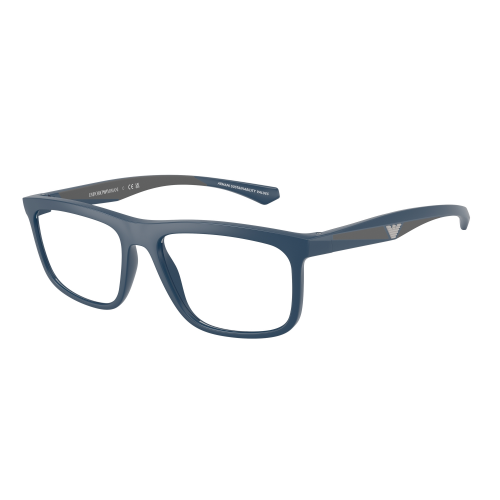 Brille  Emporio armani Ea3246  col. 6185 Uomo Squadrata Blu